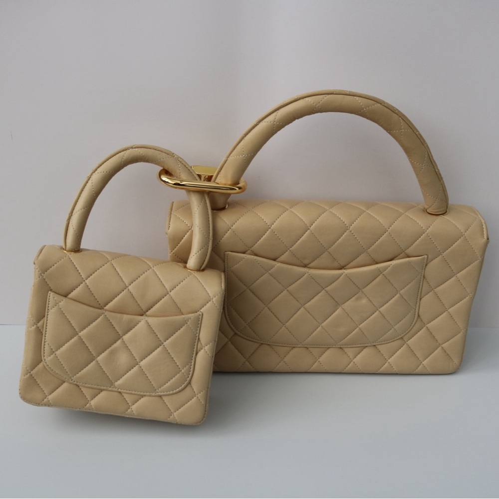 Rare Chanel Kelly Lambskin Parent & Child - Picture 2 of 16